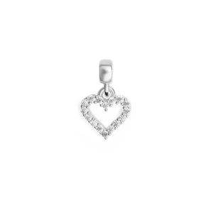 Daniel Wellington DW Charm Heart 13mm Silver