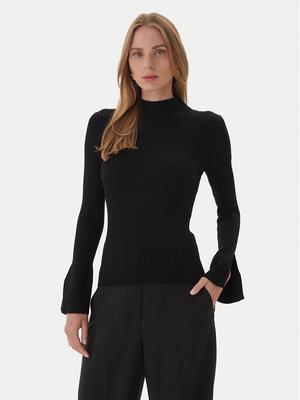 KAOS Golf RI1NT052 0001 Czarny Regular Fit