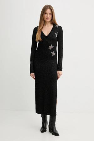 Zadig&Voltaire sukienka z dodatkiem wełny