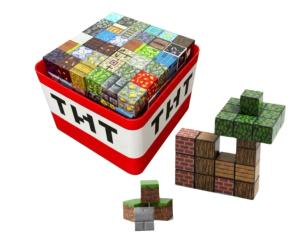 Klocki Magnetyczne 180 elementów + figurki + Pudełko Gratis