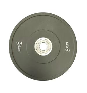 Obciążenie olimpijskie 5 KG talerz olimpijski 5 KG SZARY wzmocniony PRO