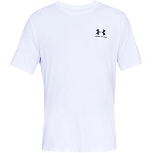 UNDER ARMOUR t-shirt męski koszulka treningowa SPORTSTYLE LEFT CHEST biała (XXL)