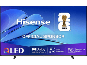 Telewizor QLED HISENSE 65E7Q 65" 4K VIDAA Smart OS Al Upscaler Czarny