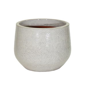 Donica mrozoodporna Portly Cld Dimple Beige S3 18 x 14,5 cm beżowy