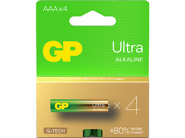 Baterie alkaliczne GP Ultra Alkaline 24AU21-SB4 4 szt.