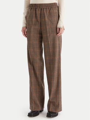 Liu Jo Spodnie materiałowe MF5349 T4335 Brązowy Regular Fit