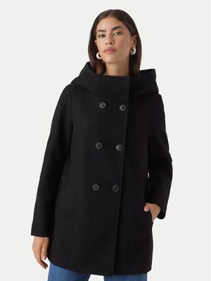 Vero Moda Płaszcz przejściowy Fortuneshila 10291044 Czarny Regular Fit