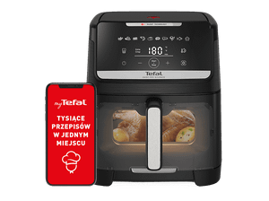 Frytkownica beztłuszczowa Air fryer TEFAL EY8468E0 Easy Fry Silence XXL 7 l Czarny