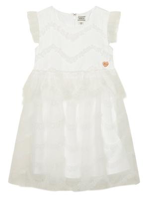 Guess Sukienka elegancka K6RK22 WK040 Biały Regular Fit