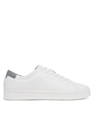 Calvin Klein Sneakersy Pure Low Laceup Cupsole Hf Lth HM0HM01859 Biały