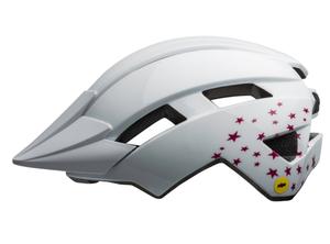 Kask dziecięcy BELL SIDETRACK II INTEGRATED MIPS biały stars (47-54)