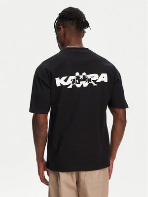 Kappa T-Shirt Nyle 351S5GW Czarny Regular Fit