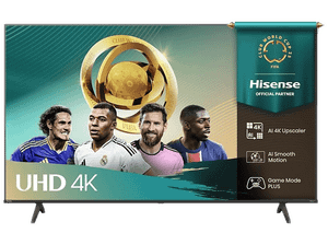 Telewizor LED HISENSE 65A6Q 65" 4K VIDAA Smart OS Al Upscaler Czarny
