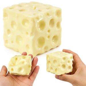 SER Z WAZELINĄ GNIOTEK ANTYSTRESOWY DO ŚCISKANIA ŻÓŁTY SER WAZELINA SQUISHY