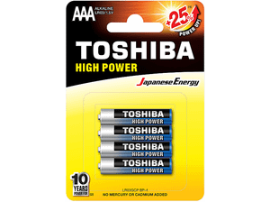 Baterie TOSHIBA High Power AAA 4 szt.