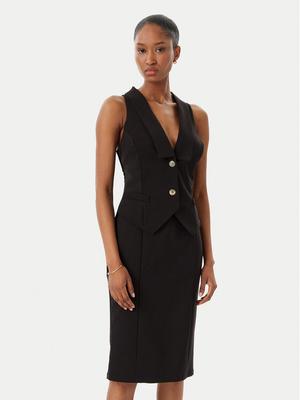 Rinascimento Sukienka koktajlowa CFC0019846002 Czarny Regular Fit