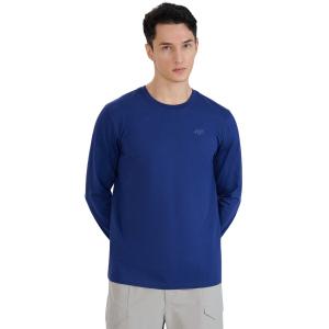 4F koszulka z długim rękawem męska longsleeve 4FWMM00TLONM432 granatowa (M)
