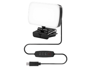 Lampa USB do strumieniowego przesyłania obrazu ISY IVL-1000 Video Streaming Light Czarny