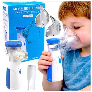 INHALATOR NEBULIZATOR 2 MASKI DLA DZIECI I DOROSŁYCH PRZENOŚNY CICHY USB