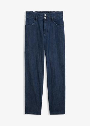 Jeansy mom, high waist, wygodny pas