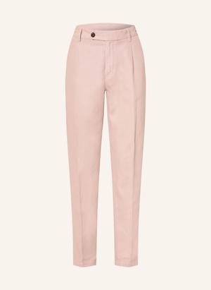 Eleventy Chino Extra Slim Fit Z Lnem rosa