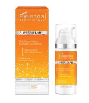 Bielenda Professional SupremeLAB Energy Boost Maska z Kwasami i Witaminą C 50g