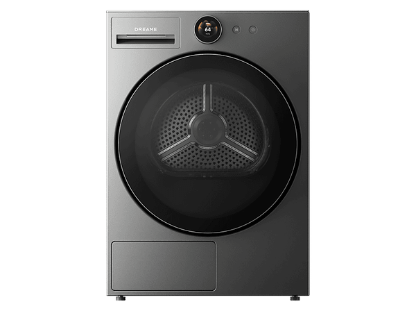 Suszarka z pompą ciepła DREAME AI Dual Inverter L9 DWD09L90TAEU 9kg Smart Dry PressFree Steam Care Szary