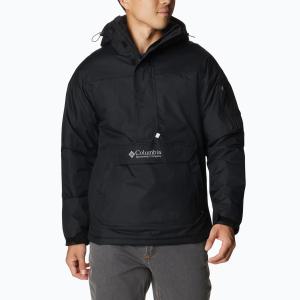 COLUMBIA kurtka męska przeciwdeszczowa z kapturem Challenger II czarny (XL)