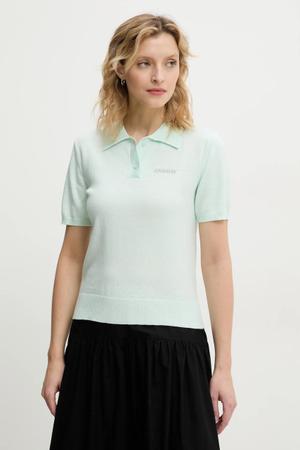 2NDDAY polo z domieszką wełny Jean