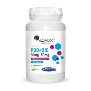 Aliness PQQ MGCPQQ 20mg + KOENZYM Q10 50 mg Serce Umysł 60 kaps.