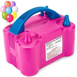 ELEKTRYCZNA POMPKA DO BALONÓW SUPER WYDAJNA 2 DYSZE DO POMPOWANIA 600 W