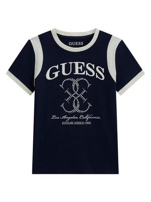 Guess T-Shirt J6YI25 K3757 Granatowy Regular Fit