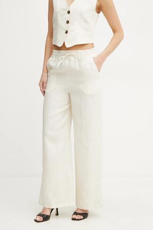 Marella spodnie lniane Emme by Marella