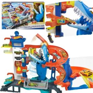 Hot Wheels City Miejski Port ATAK REKINA Zestaw Z Samochodzikiem HDP06