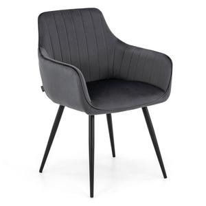 Krzesło tapicerowane DC-0084-2 szare | OUTLET