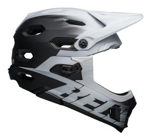 Kask full face BELL SUPER DH MIPS SPHERICAL matte czarny biały (55-59)