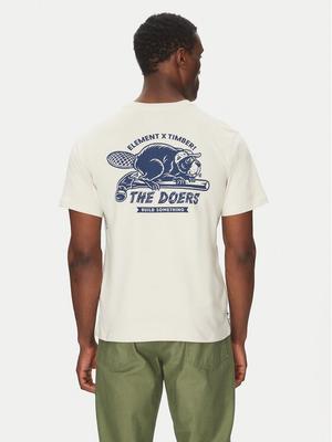 Element T-Shirt ELYZT00518 Beżowy Regular Fit