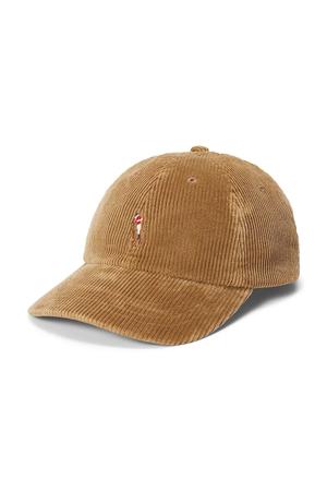 Polo Ralph Lauren czapka z daszkiem damska sztruksowa