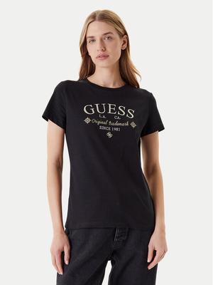 Guess T-Shirt V5YI03 I3Z14 Czarny Regular Fit
