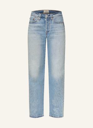 Levi's® Jeansy Straight 501 Curve Z Ozdobnymi Kamykami blau