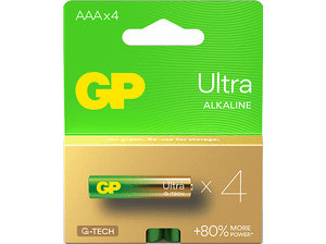 Baterie alkaliczne GP Ultra Alkaline 24AU21-SB4 4 szt.