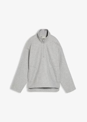 Bluza oversize z materiału w optyce wełny