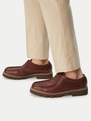 Clarks Półbuty Cleyhill Seam 26186417 Brązowy