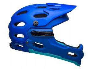 Kask full face BELL SUPER 3R MIPS matte niebieski bright niebieski (58-62)