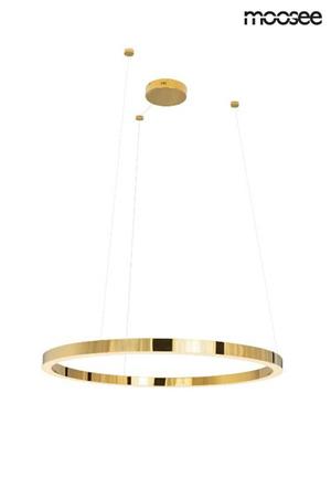 MOOSEE lampa wisząca RING LUXURY 110 złota - LED, chromowane złoto