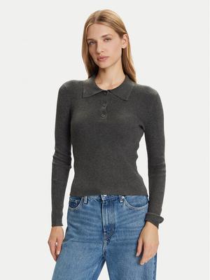 Vero Moda Sweter Siljerib 10336674 Szary Slim Fit