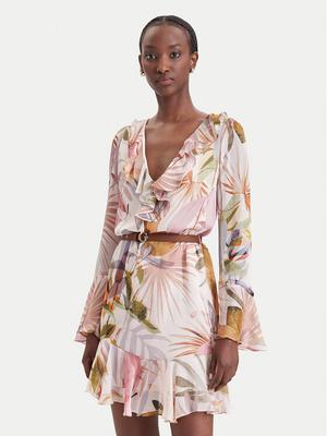 Guess Sukienka codzienna W6YK35 W2959 Różowy Regular Fit