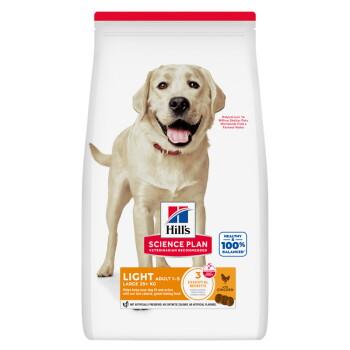 Hill's Science Plan sucha karma dla psów, Light, Large Breed Adult, z kurczakiem 18 kg