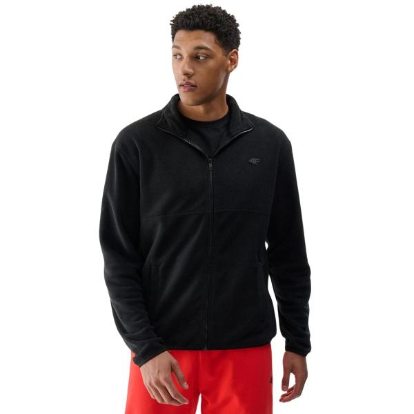 4F bluza polarowa męska polar 4FWMM00TFLEM316 czarny (3XL)