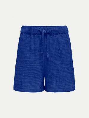 Kids ONLY Szorty materiałowe Thyra 15293680 Niebieski Regular Fit